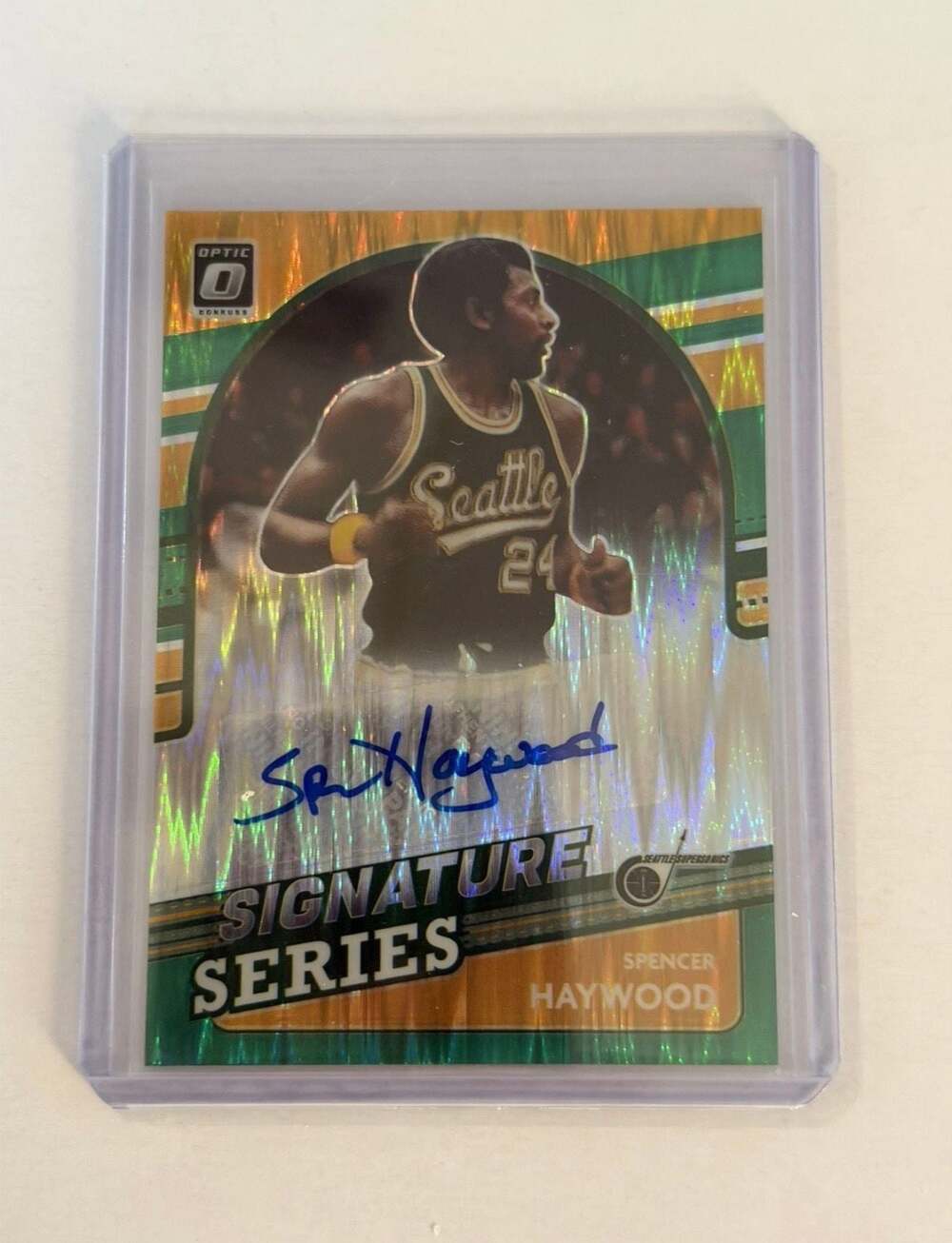 2021-22 Panini Donruss Optic Signature Series Spencer Haywood Autograph Card
